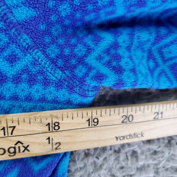 Old Navy Jacket Womens Large Blue Fleece Full Zip - Picture 6 of 8
